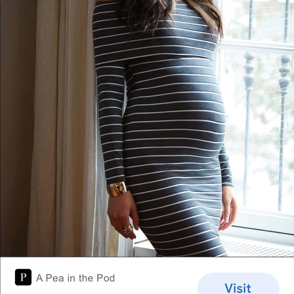NWT Pea in the pod maternity dress. Top photo is stock photo. Not mine.